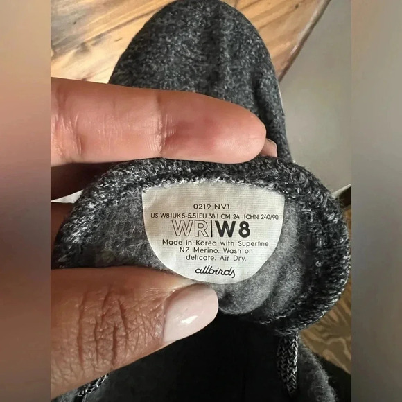 Allbirds wool Woman’s shoes side 8 color grey - Picture 3 of 7